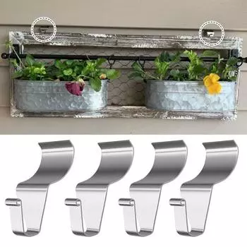 2 шт. крючки для хранения, нержавеющие, устойчивые к коррозии, нелегко деформируются, полированная поверхность, легко установить