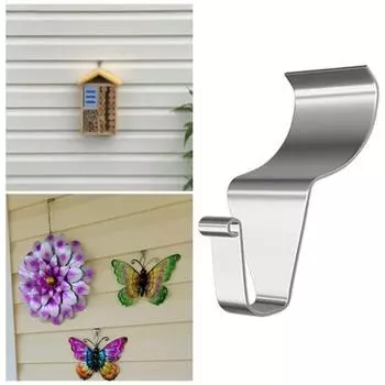 2 шт. крючки для хранения, нержавеющие, устойчивые к коррозии, не легко деформируются, полированная поверхность, легко устанавливается, скрытое подвешивание