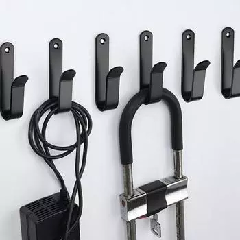 2 шт. крючки для настенного крепления для сноуборда, штамповка, большая несущая способность, утолщенная сверхмощная противоскользящая сумка, шляпа, инструменты для налета, одежда, доска для серфинга, скейтборд, стена чёрный