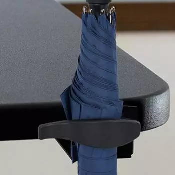 2 шт. крючок для спинки сиденья автомобиля многоцелевой держатель для зонта багажника автомобильный кронштейн для фиксации зонта крючок для спинки сиденья автомобиля хранение в салоне автомобиля чёрный