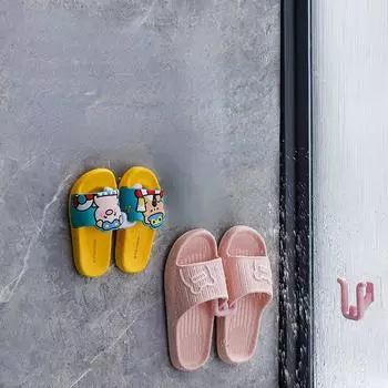 2 шт. крючок для тапочек для настенного крепления в ванной комнате, компактный дизайн, стильный и прочный 2Pcs