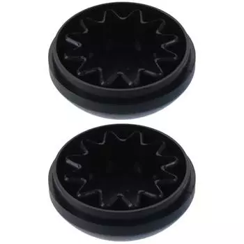 2 шт., круглая крышка рычага стеклоочистителя из АБС-пластика, гайка рычага стеклоочистителя, подходит для Jeep Wrangler 2018-2023