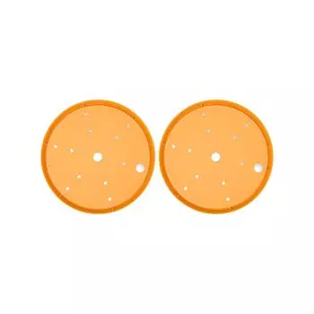 2 шт. Круглый вкладыш для кашпо Вкладыш для цветочного горшка с дренажными отверстиями Используйте меньше почвосмеси Аксессуары для кашпо для уличного использования жёлтый