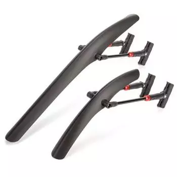 2 шт. Крыло для велосипеда Регулируемое Легкое Универсальное МТБ Горный Дорожный Велосипед Переднее Заднее Защита от Грязи Брызговик Велосипедные Аксессуары Road