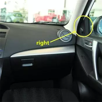 2 шт. Крышка автомобильного динамика, крышка звукового сигнала стойки A, подходит для Mazda 3 2010-2013