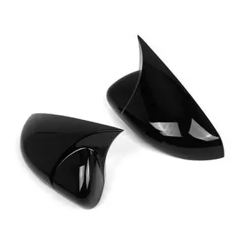 2 шт., крышка бокового зеркала, дверное крыло, крышка зеркала, замена крышки для VOLKSWAGEN GOLF MK6 HATCHBACK чёрный