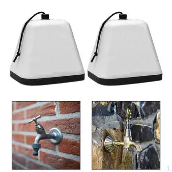 2 шт., крышка для наружного крана, защита от замерзания, крышки для патрубков, антифриз, прочный, многоразовый