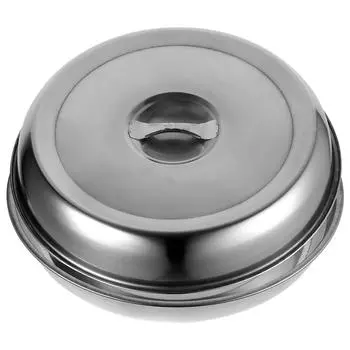 2 шт. Крышка для овощей, сыра, гриля, кухонная вытяжка, стейк, еда, круглая тарелка, форма для выпечки, инструмент из нержавеющей стали для дома