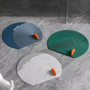 2 шт. крышка для слива в пол, эффективное уплотнение, крышка для дезодоранта с ручкой для дома, кухни, ванной комнаты серый