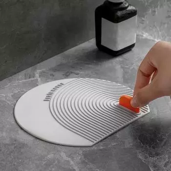 2 шт. крышка для слива в пол, эффективное уплотнение, крышка для дезодоранта с ручкой для дома, кухни, ванной комнаты 2pcs серый