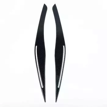 2 шт. крышка фары для BMW E90 E91 328i 335i 09~12 карбоновый чехол для фары, веко, бровь, сверхлегкий CHINA