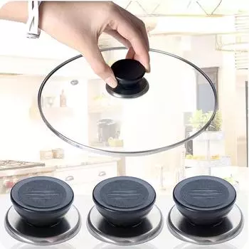 2 шт. крышка кастрюли из нержавеющей стали с противоожоговой ручкой