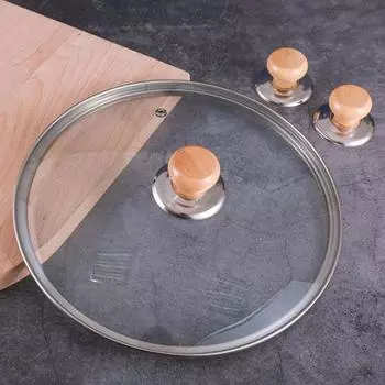 2 шт. Крышка на крышку кастрюли. Простая в установке. Универсальная долговечная и универсальная крышка с защитой от ожогов. Крышка с гладкой поверхностью.