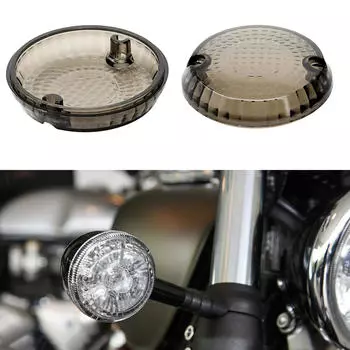 2 шт. крышка объектива указателя поворота мотоцикла для Kawasaki Vulcan W650 454 LTD Smoke