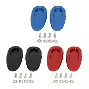 2 шт. Крышка основания зеркала из алюминиевого сплава, водостойкая, крышка отверстия для зеркала ветрового стекла для S1000RR 2019 Red