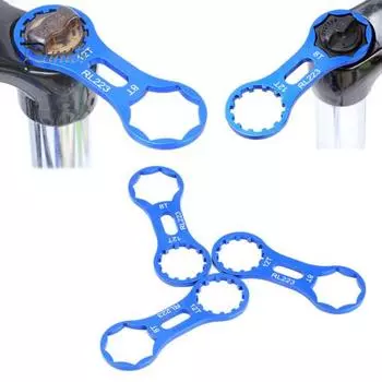 2 шт., крышка передней вилки велосипеда, ключ из алюминиевого сплава Y-образной формы, MTB, дорожный гаечный ключ для горного велосипеда, передняя вилка, инструменты для ремонта велосипеда Sets