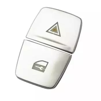 2 шт. Крышка переключателя освещения консоли автомобиля, кнопка, крышка для BMW 1-4s для F20 F22 F30 для F34 F32, центральная консоль, реле лампы, крышка CHINA