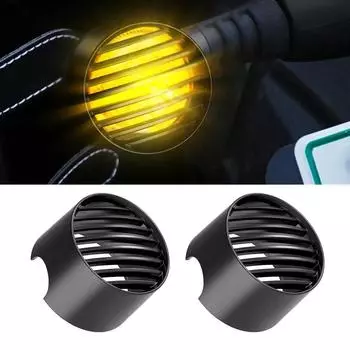 2 шт., крышка заднего фонаря мотоцикла, защитная сетка, передний и задний указатель поворота, защитная крышка для QJ150 250 500 600 700