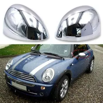 2 шт. крышка заднего вида, боковая установка, самоклеящаяся легкая автомобильная крышка из АБС-пластика для BMW MINI