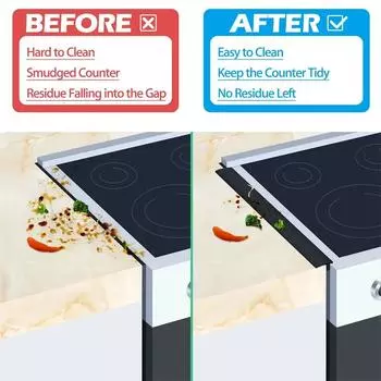 2 шт., крышка зазора для плиты, Т-образная силиконовая резиновая полоска, защитная прокладка для газовой плиты, чистящая прокладка, масляное пылезащитное уплотнение, крышка плиты