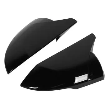 2 шт. Крышка зеркала заднего вида двери левая правая ABS стильная замена для Hyundai Elantra 21+(черный )