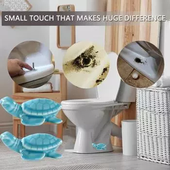 2 шт. Крышки для болтов унитаза в виде черепахи, керамические крышки для болтов унитаза в виде морской черепахи, универсальные крышки для винтов для ванной комнаты, декор для туалета I