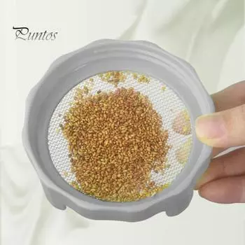 2 шт. крышки из нержавеющей стали для проращивания семян для банок Мейсона, крышки-сетки для банок Мейсона с широким горлом для набора для проращивания, крышка для проращивания семян, устройство для проращивания семян без бисфенола А 2pcs серый