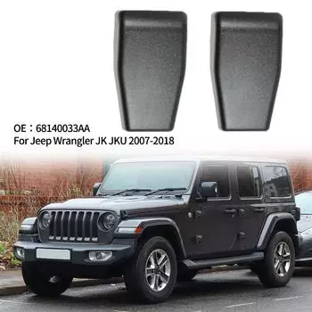 2 шт. крышки петель задней двери для Jeep Wrangler JK JKU 2007-2018 68140033AA крышка петли задней двери багажника легко устанавливается CHINA