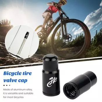 2 шт. крышки стержня клапана велосипедной шины Пыленепроницаемый и герметичный воздушный клапан шины Крышка из алюминиевого сплава Универсальная для горных велосипедов Шоссейные велосипеды Мотоциклы Велосипеды B синий