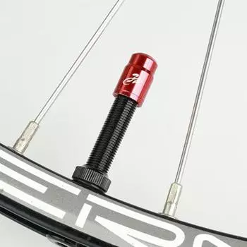 2 шт. крышки стержня клапана велосипедной шины Пыленепроницаемый и герметичный воздушный клапан шины Крышка из алюминиевого сплава Универсальная для горных велосипедов Шоссейные велосипеды Мотоциклы Велосипеды B красный