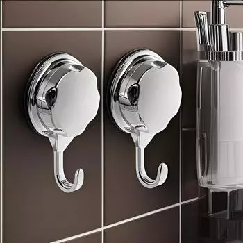 2 шт. Кухня, Ванная комната, Ванная комната, Ванная комната, Без пробивного крючка, Одинарный клейкий крючок Pack of 2