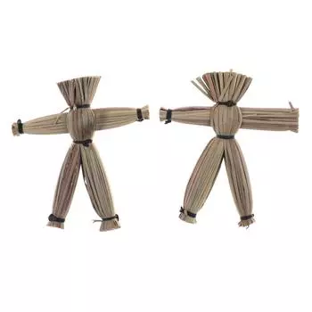 2 шт. куклы вуду жуткие магические сценические аксессуары комедия удивительные игрушки День смеха крупным планом магические игрушки для детей 7.5 x 7cm