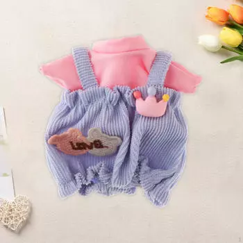 2 шт. кукольная одежда костюм мягкие фигурки игрушки аксессуары для 15 см или 17 см плюшевые костюмы смешные