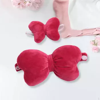 2 шт. Кукольные аксессуары с крыльями-бантиками и повязкой на волосы, миниатюрная одежда для 15-17 см красный