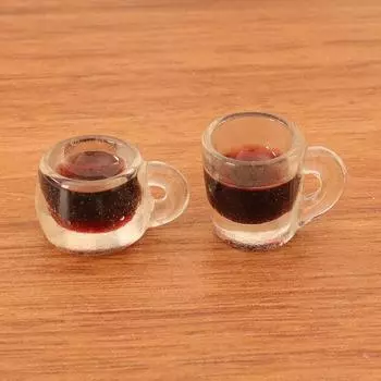 2 шт. кукольный домик миниатюрная сцена кукольного домика модель кукольный домик мини пивная кружка мини кружка напитки игрушка реквизит для фотосъемки аксессуары