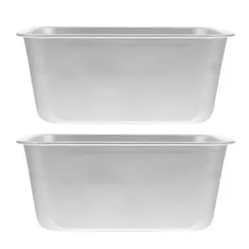 2 шт. квадратная форма для кекса, формы для выпечки в духовке, противни, тостер, мясной пирог, прямоугольная форма для бургера, чизкейк, хлеб из алюминиевого сплава