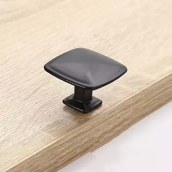 2 шт. квадратные черные ручки для шкафов и обуви, ручки для мебели, ручки для кухонных дверей