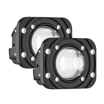 2 шт. квадратные светодиодные рабочие фары 3 дюйма для скрытой установки для автомобильных противотуманных фар для автомобиля, грузовика, внедорожника