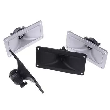 2 шт. квадратный аудиодинамик, практичный твитер, пьезоэлектрический твитер чёрный