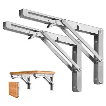 2 шт. L-образная удлинительная рама, прочная треугольная стойка, устойчивая к ржавчине, опорный стержень, стол 10 inch белый