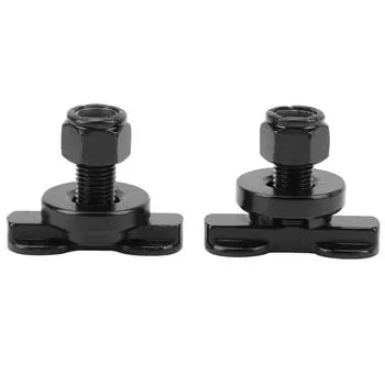 2 шт. L-образный фитинг для гусеничного стержня из углеродистой стали, оцинкованный, для воздушного гусеничного стержня для прицепа-платформы грузовика