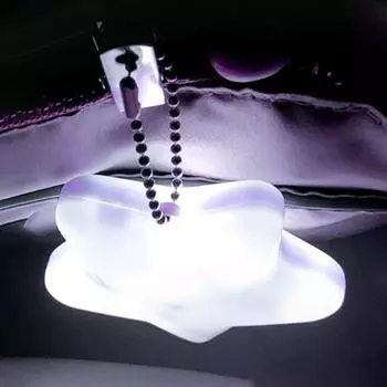 2 шт. Лампа для сумочки с зажимом в форме сердца, круглая и в форме звезды A