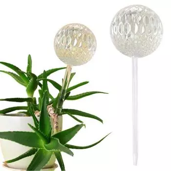 2 шт., лампы для автоматического полива растений, экологически чистая гладкая поверхность, простые в использовании стеклянные садовые цветы, самополивающиеся вставки для цветов 2pcs