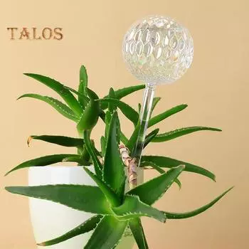 2 шт., лампы для автоматического полива растений, экологически чистая гладкая поверхность, простые в использовании стеклянные садовые цветы, самополивающиеся вставки для цветов 2pcs