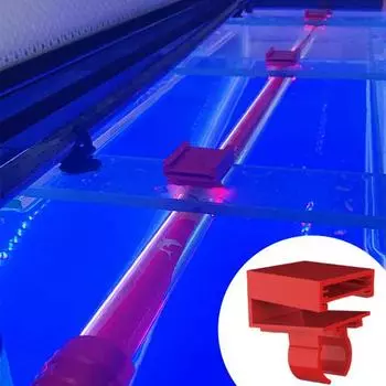 2 шт. легкая пряжка, многофункциональная, простая в установке, антикоррозийная, идеальная установка, портативная фиксирующая лампа, пластик