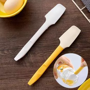 2 шт. Легкие лопаточки для варенья с поднятым хвостом, полезный силиконовый материал жёлтый
