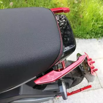 2 шт. легкий поручень для заднего сиденья мотоцикла, поручень для заднего пассажира мотоцикла для Honda GROM125 MSX125 M3 MSX125SF чёрный