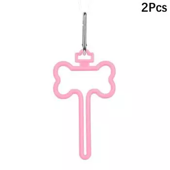 2 шт. Легкий в переноске держатель для пакетов для собачьих отходов, клипса для переноски отходов питомца, держатель для пакетов для собачьих отходов без рук, товары для уборки за собаками