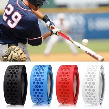 2 шт. лента для рукоятки бейсбольной биты 1,75 мм противоскользящая спортивная лента для рукоятки синий/чёрный