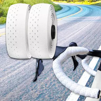 2 шт., лента для руля велосипеда, клейкая нескользящая лента, впитывающая пот, велосипедный силикон